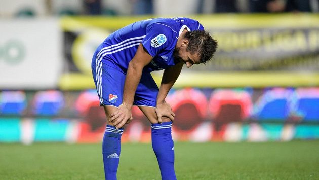 Milan Baroš z Baníku Ostrava bude mít vynucenou pauzu. Milan Baroš z Baníku Ostrava bude mít vynucenou pauzu.