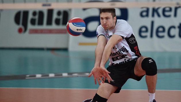 Volejbalista Českých Budějovic Robert Hupka. Volejbalista Českých Budějovic Robert Hupka.
