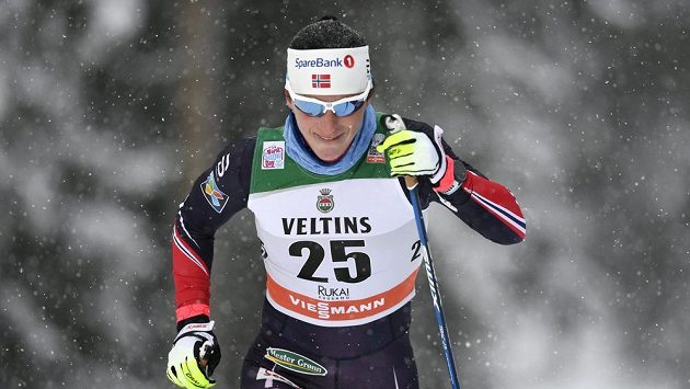 Marit Björgenová v akci během letošní sezóny. Marit Björgenová v akci během letošní sezóny.