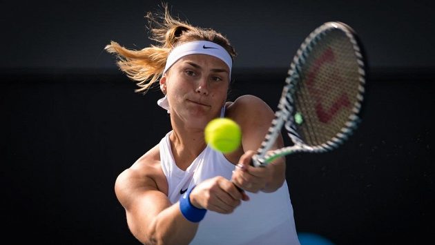 Běloruska Aryna Sabalenková na turnaji v Adelaide. Běloruska Aryna Sabalenková na turnaji v Adelaide.