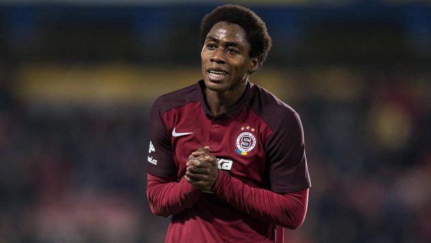 Tiémoko Konaté ze Sparty Praha. Tiémoko Konaté ze Sparty Praha.