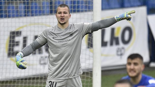 Brankář Liberce Milan Knobloch. Brankář Liberce Milan Knobloch.