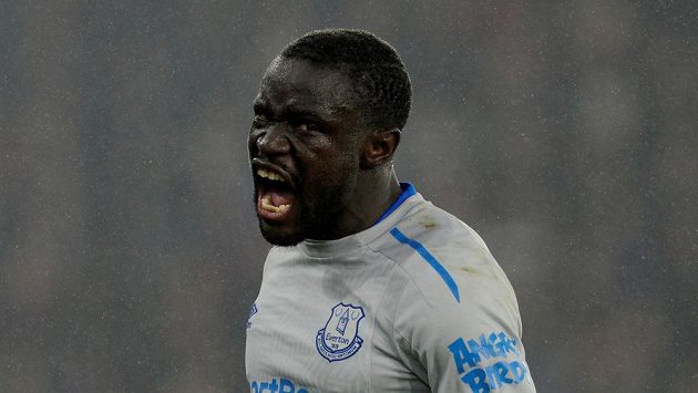 Oumar Niasse z Evertonu při utkání na hřišti Crystal Palace. Oumar Niasse z Evertonu při utkání na hřišti Crystal Palace.