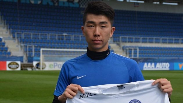 Nová posila Slovácka Ju Kang-hjon. Nová posila Slovácka Ju Kang-hjon.