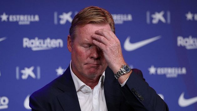 Nový kouč Barcelony Ronald Koeman chystá změny. Nový kouč Barcelony Ronald Koeman chystá změny.