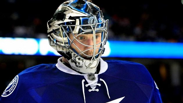 Gólman Tampy Bay Ben Bishop. Gólman Tampy Bay Ben Bishop.