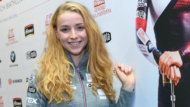 Biatlonistka Markéta Davidová. Biatlonistka Markéta Davidová.