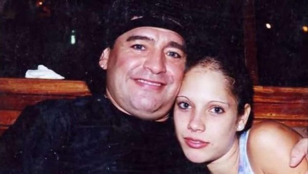 Diego Maradona s Mavys Álvarezovou. Diego Maradona s Mavys Álvarezovou.