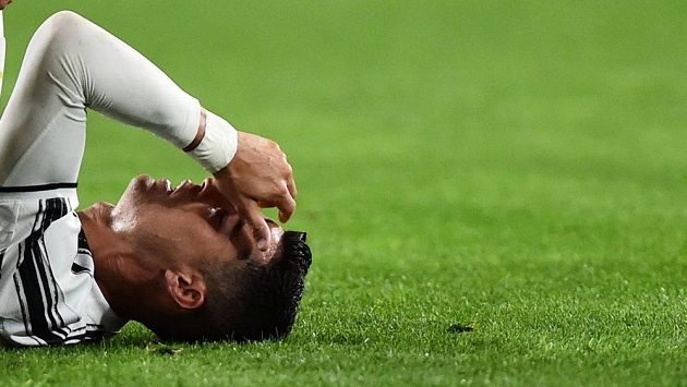Zklamaná hvězda Juventusu - Cristiano Ronaldo. Zklamaná hvězda Juventusu - Cristiano Ronaldo.