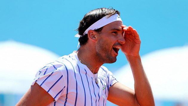 Bulharský tenista Grigor Dimitrov během exhibičního turnaje v Bělehradě Bulharský tenista Grigor Dimitrov během exhibičního turnaje v Bělehradě