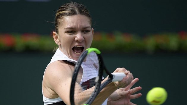 Rumunská tenistka Simona Halepová. Rumunská tenistka Simona Halepová.