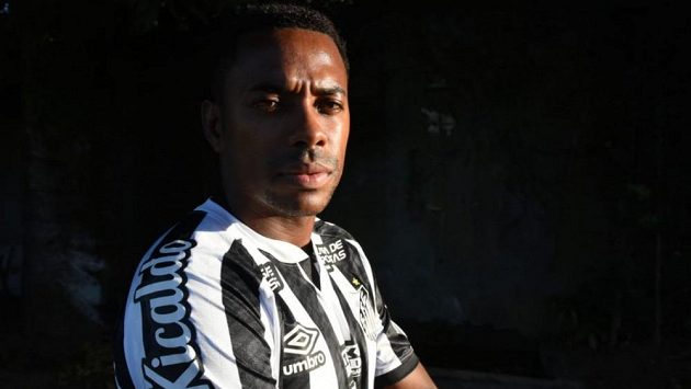 Bývalý brazilský reprezentant Robinho. Bývalý brazilský reprezentant Robinho.