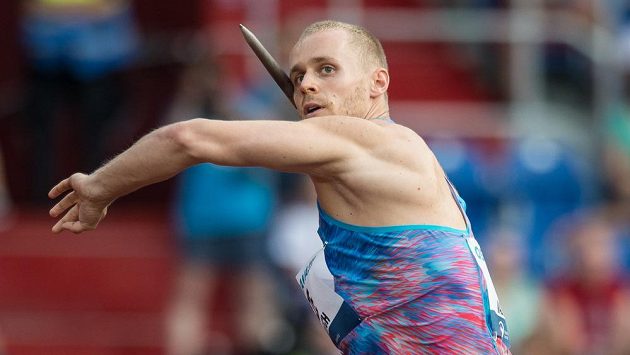 Oštěpař Jakub Vadlejch na Zlaté tretře Oštěpař Jakub Vadlejch na Zlaté tretře
