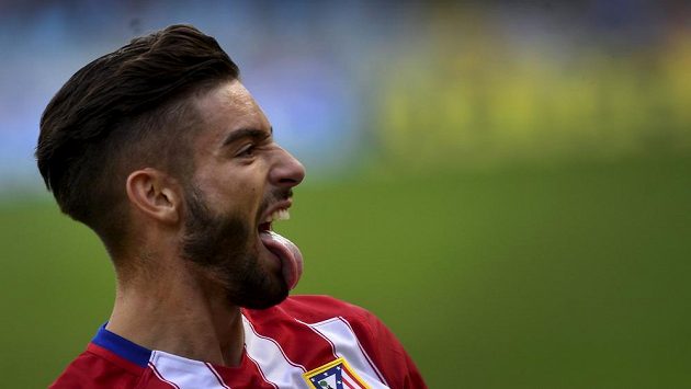 Fotbalista Atlétika Madrid Yannick Ferreira Carrascose raduje z gólu proti San Sebastianu. Fotbalista Atlétika Madrid Yannick Ferreira Carrascose raduje z gólu proti San Sebastianu.