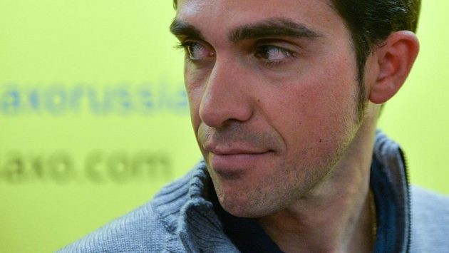 Španělský cyklista Alberto Contador Španělský cyklista Alberto Contador