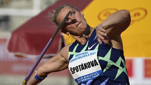 Oštěpařka Barbora Špotáková na Memoriálu Josefa Odložila. Oštěpařka Barbora Špotáková na Memoriálu Josefa Odložila.