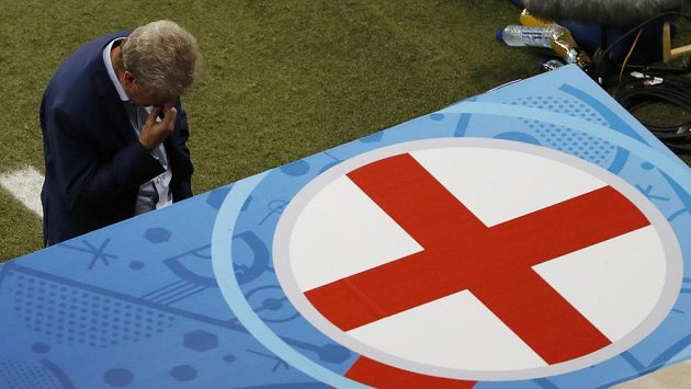 Skleslý trenér Anglie Roy Hodgson. Skleslý trenér Anglie Roy Hodgson.