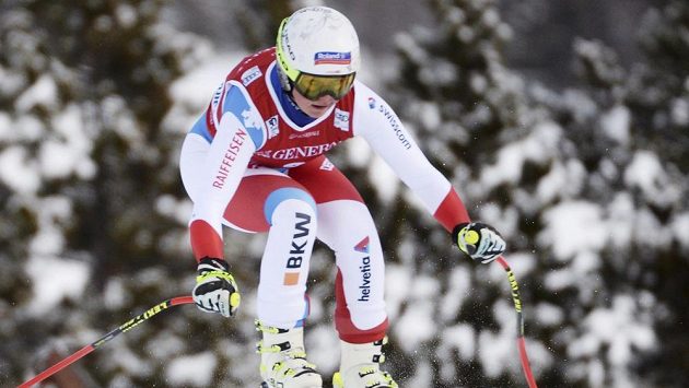 Sjezdařka Fabienne Suterová. Sjezdařka Fabienne Suterová.