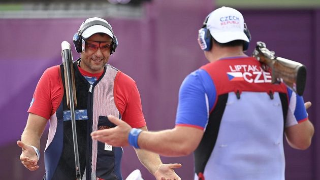 Zleva stříbrný David Kostelecký a zlatý Jiří Lipták, oba z ČR. Zleva stříbrný David Kostelecký a zlatý Jiří Lipták, oba z ČR.