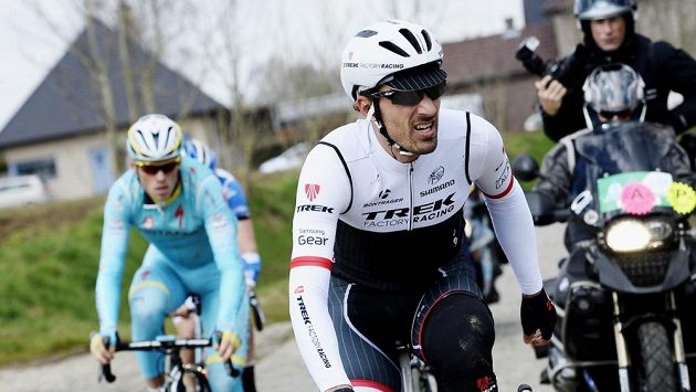 Fabian Cancellara při závodě E3 Harelbeke. Fabian Cancellara při závodě E3 Harelbeke.