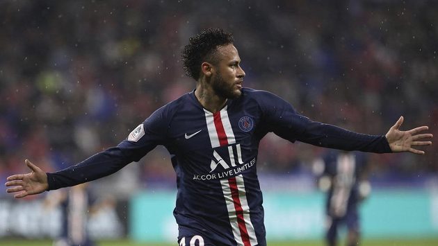 Neymar z PSG na archivním snímku. Neymar z PSG na archivním snímku.