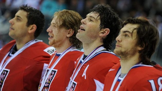 Kladenští kamarádi. Zprava Michael Frolík, Jaromír Jágr a Jakub Voráček. Vlevo brankář národního týmu Ondřej Pavelec. Kladenští kamarádi. Zprava Michael Frolík, Jaromír Jágr a Jakub Voráček. Vlevo brankář národního týmu Ondřej Pavelec.