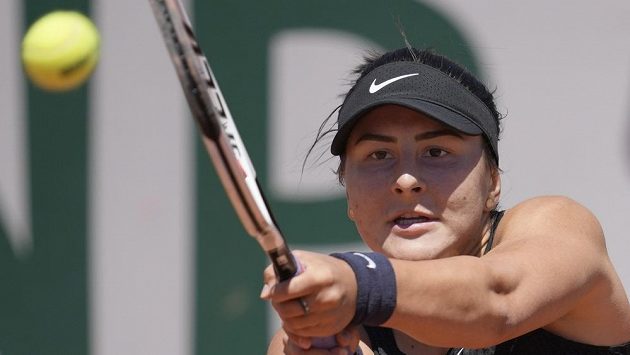 Kanadská tenistka Bianca Andreescuová na letošním French Open. Kanadská tenistka Bianca Andreescuová na letošním French Open.