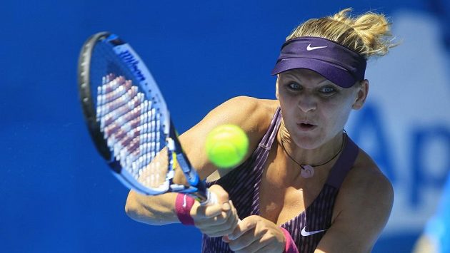 Lucie Šafářová na turnaji v Sydney. Lucie Šafářová na turnaji v Sydney.
