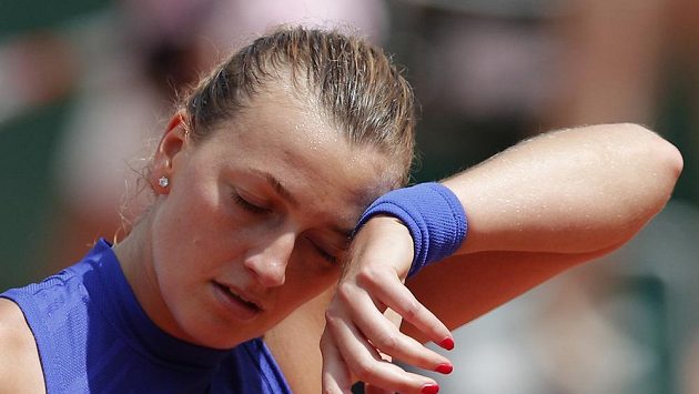 Petra Kvitová ve druhém kole French Open. Petra Kvitová ve druhém kole French Open.