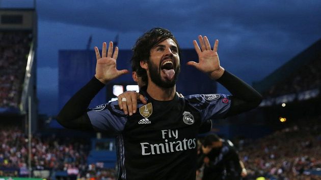 Isco z Realu jásá, dal veledůležitý gól proti Atléticku. Isco z Realu jásá, dal veledůležitý gól proti Atléticku.