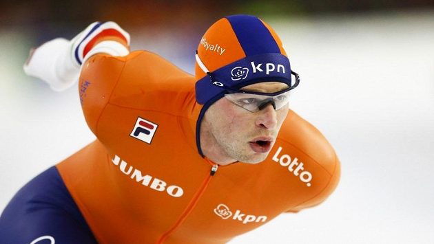 Nizozemský rychlobruslař Sven Kramer. Nizozemský rychlobruslař Sven Kramer.