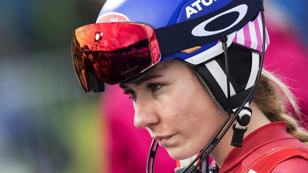 Všestranná Američanka Mikaela Shiffrinová. Všestranná Američanka Mikaela Shiffrinová.