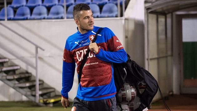 Daniel Pudil během tréninku české fotbalové reprezentace. Daniel Pudil během tréninku české fotbalové reprezentace.