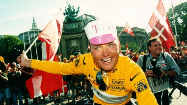 Bjarne Riis v dobách své největší slávy. Bjarne Riis v dobách své největší slávy.