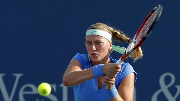 Petra Kvitová na tenisovém turnaji v New Havenu. Petra Kvitová na tenisovém turnaji v New Havenu.