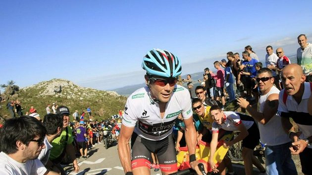 Američan Christopher Horner na letošní Vueltě. Američan Christopher Horner na letošní Vueltě.