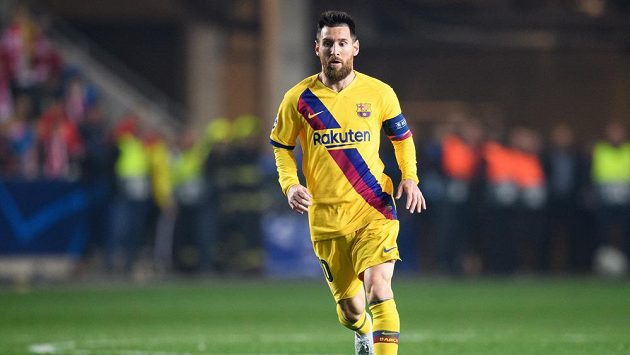 Lionel Messi z Barcelony. Ilustrační foto. Lionel Messi z Barcelony. Ilustrační foto.