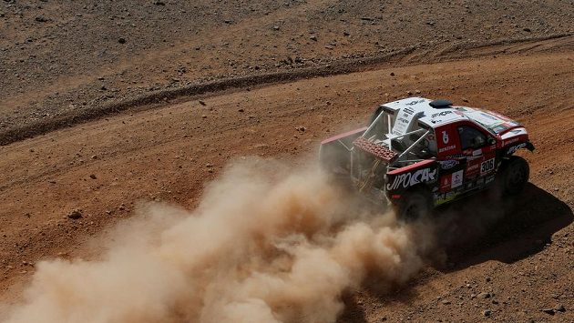 Automobilový jezdec Martin Prokop se na Rallye Dakar posunul do elitní desítky. Automobilový jezdec Martin Prokop se na Rallye Dakar posunul do elitní desítky.