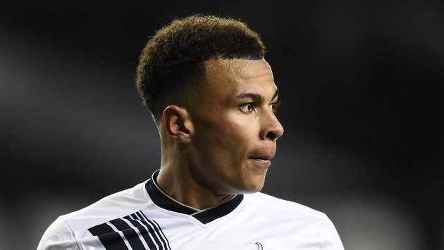 Záložník Tottenhamu Dele Alli. Záložník Tottenhamu Dele Alli.