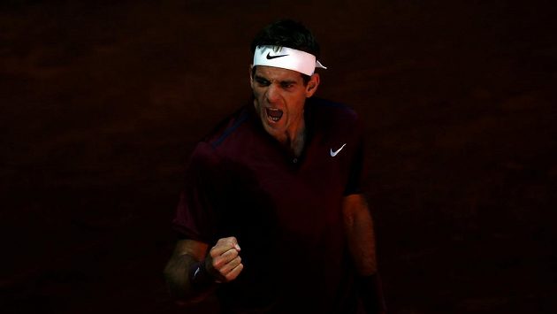 Juan Martín del Potro z Argentiny při nedávném turnaji v Madridu. Juan Martín del Potro z Argentiny při nedávném turnaji v Madridu.