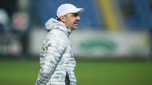 Liberecký trenér Jindřich Trpišovský. Liberecký trenér Jindřich Trpišovský.