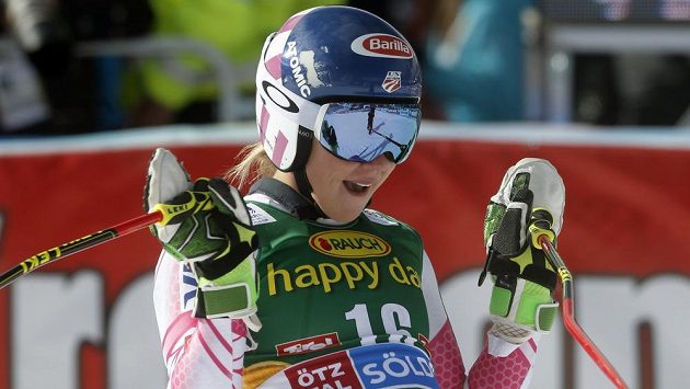 Američanka Mikaela Shiffrinová z loňských závodů v Söldenu. Američanka Mikaela Shiffrinová z loňských závodů v Söldenu.