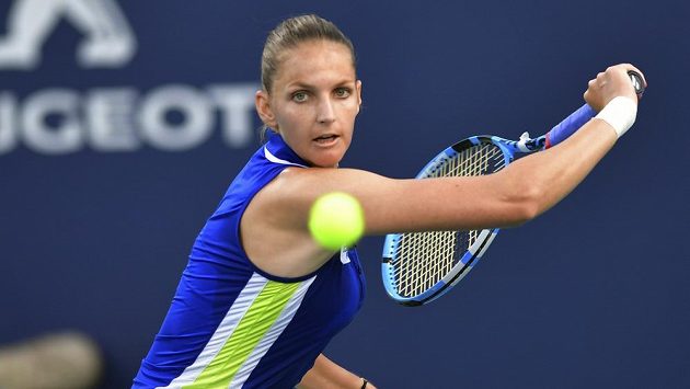 Česká tenistka Karolína Plíšková. Česká tenistka Karolína Plíšková.