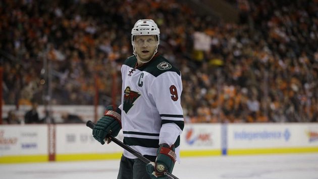 Kapitán Minnesoty Mikko Koivu. Kapitán Minnesoty Mikko Koivu.