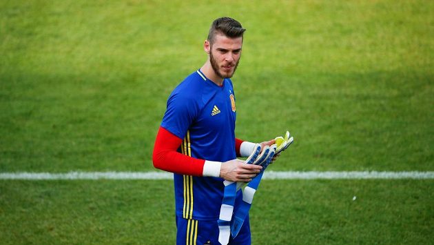 Brankář španělské fotbalové reprezentace David de Gea. Brankář španělské fotbalové reprezentace David de Gea.
