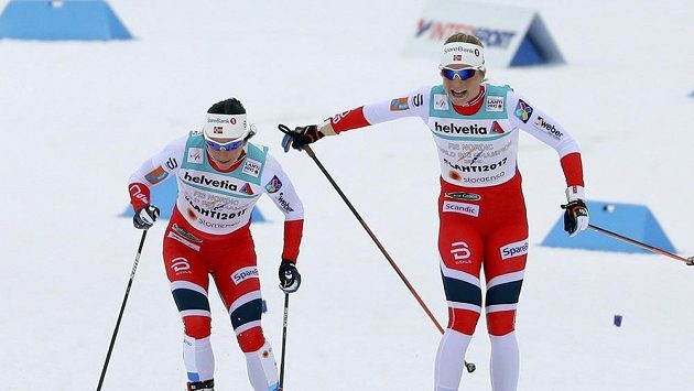 Norky Astrid Uhrenholdt Jacobsenová a Marit Björgenová. Norky Astrid Uhrenholdt Jacobsenová a Marit Björgenová.