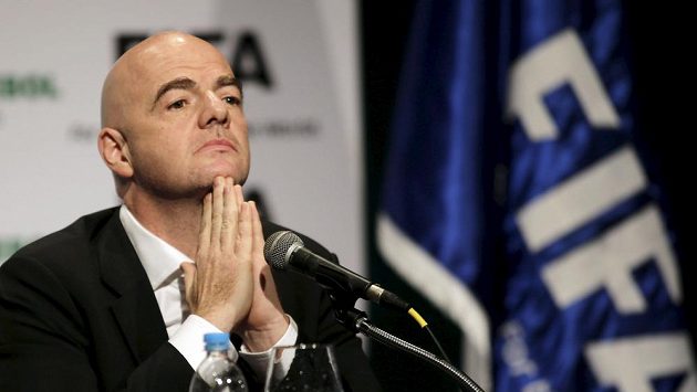 Šéf FIFA Gianni Infantino. Šéf FIFA Gianni Infantino.