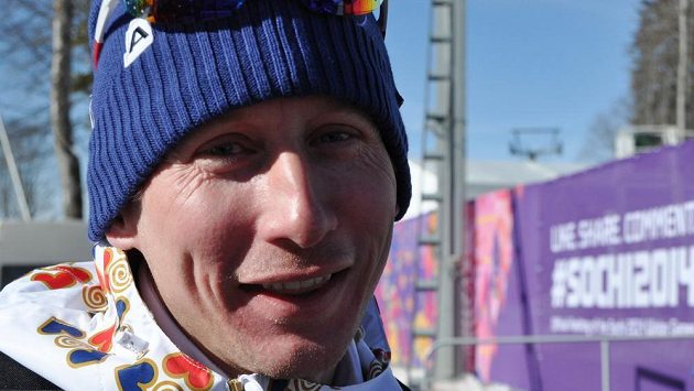 Běžec na lyžích Lukáš Bauer na olympiádě v Soči. Běžec na lyžích Lukáš Bauer na olympiádě v Soči.
