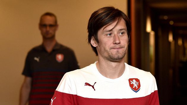 Kapitán české fotbalové reprezentaceTomáš Rosický. Kapitán české fotbalové reprezentaceTomáš Rosický.