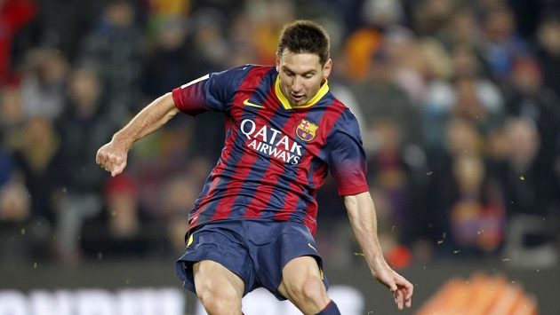 Barcelonský Lionel Messi ve středečním utkání s Getafe. Barcelonský Lionel Messi ve středečním utkání s Getafe.
